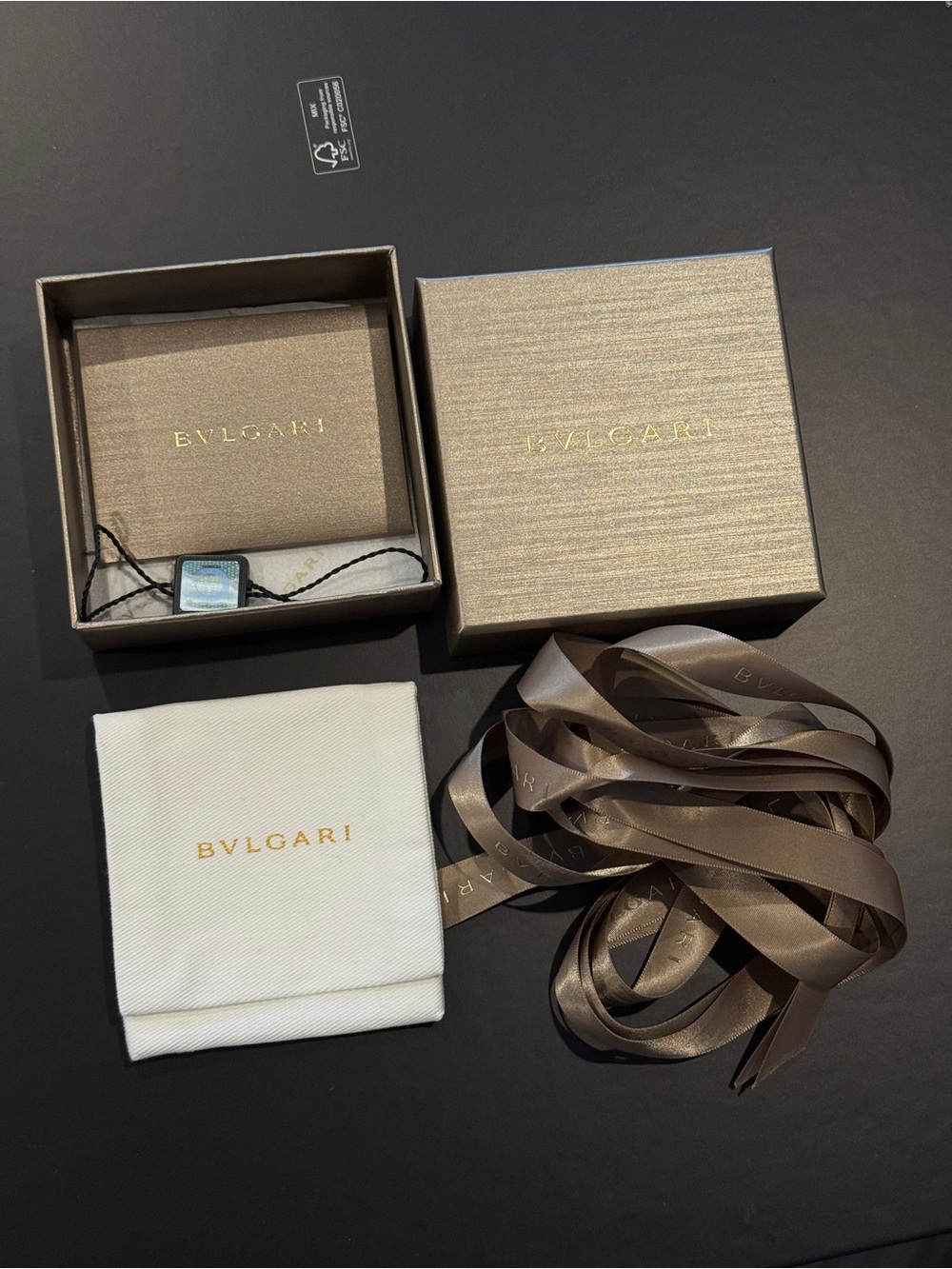 Bvlgari small Jewelry box with dust bag